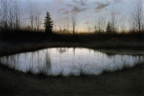 Alexander Volkov Limited Edition Giclees - Night Pond