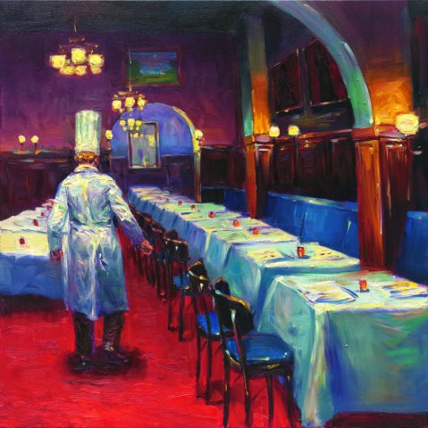 Christopher M Limited Edition Giclees - A Good Night