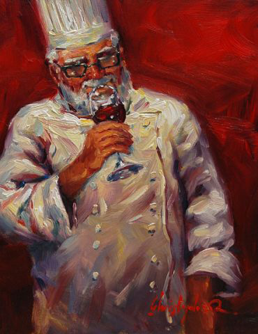 Christopher M Original Oils on Canvas - Ahh Perfection