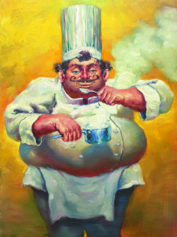 Christopher M Limited Edition Giclees - All in the Sauce