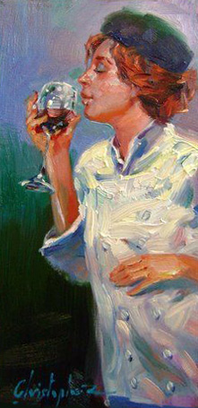 Christopher M Original Oils on Canvas - Sweet Bouquet
