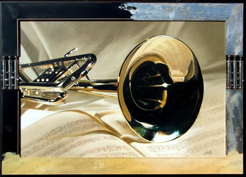 Denard Stalling Original Oil - Solo