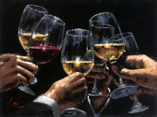 Fabian Perez - White and Red
