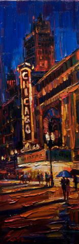 Michael Flohr Original Oils on Canvas - Chicago Jazz