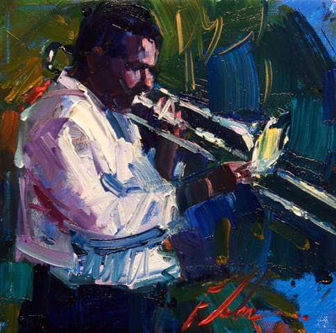 Michael Flohr Original Oils on Canvas - Swing Time