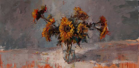 Steven Quartly Original Oil - A Spring Remembered