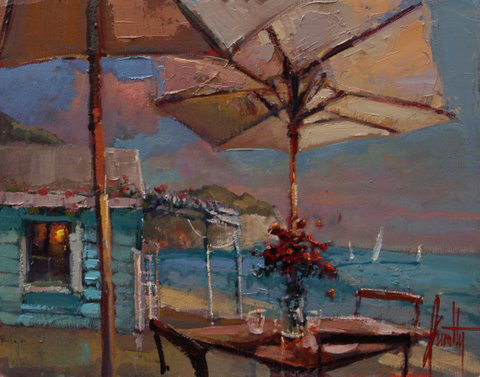 Steven Quartly Original Oil - Beach Day