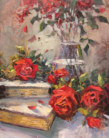 Steven Quartly Original Oil - True Love